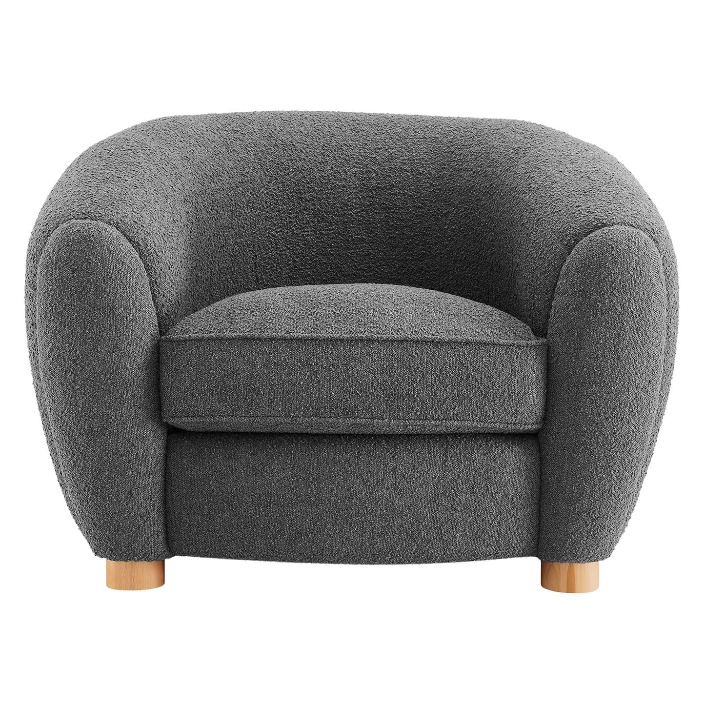 Abundant Boucle Upholstered Fabric Armchair By Modway | Armchairs |