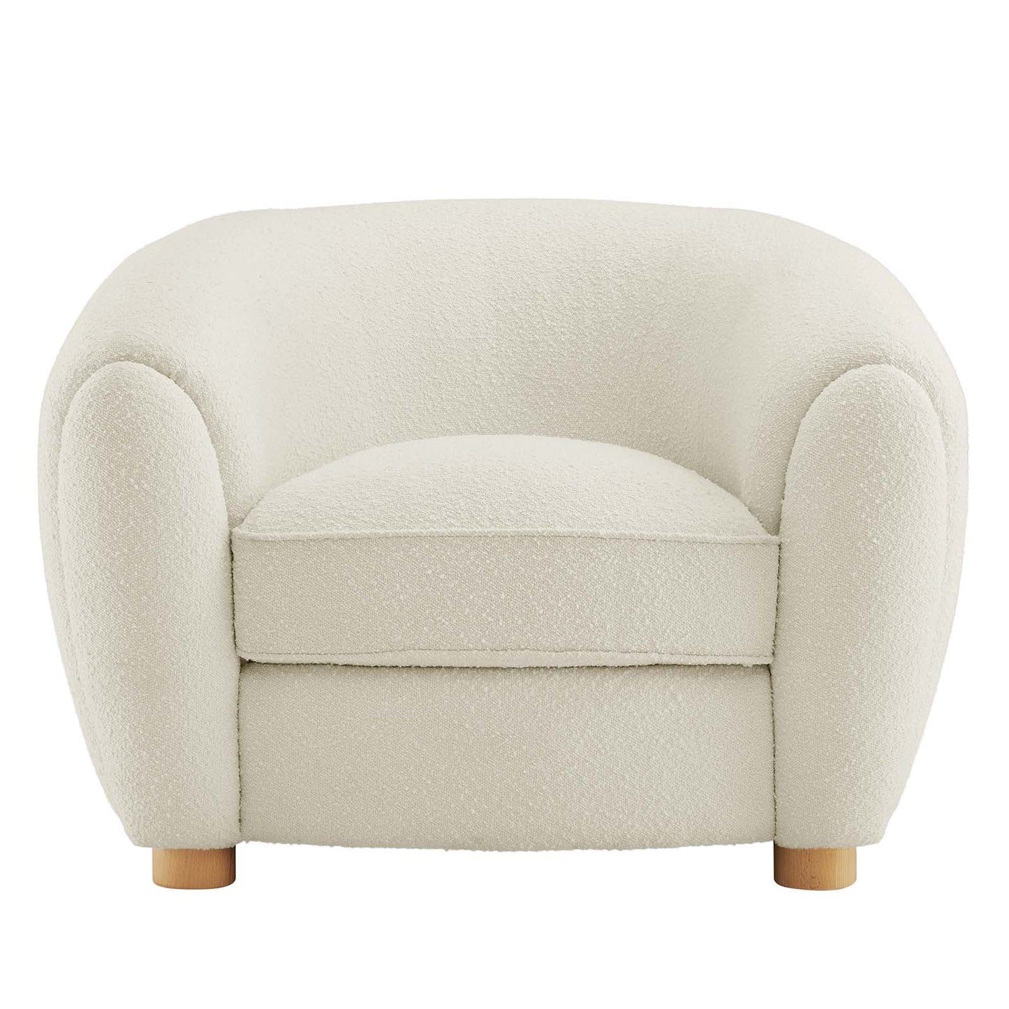 Abundant Boucle Upholstered Fabric Armchair By Modway | Armchairs |
