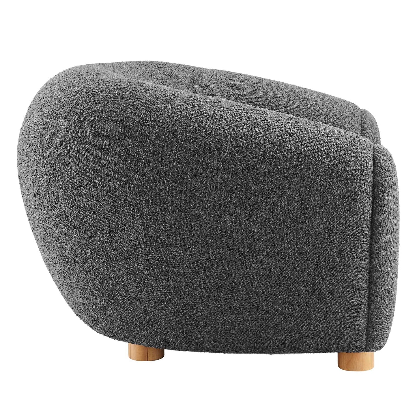 Abundant Boucle Upholstered Fabric Armchair By Modway | Armchairs | 