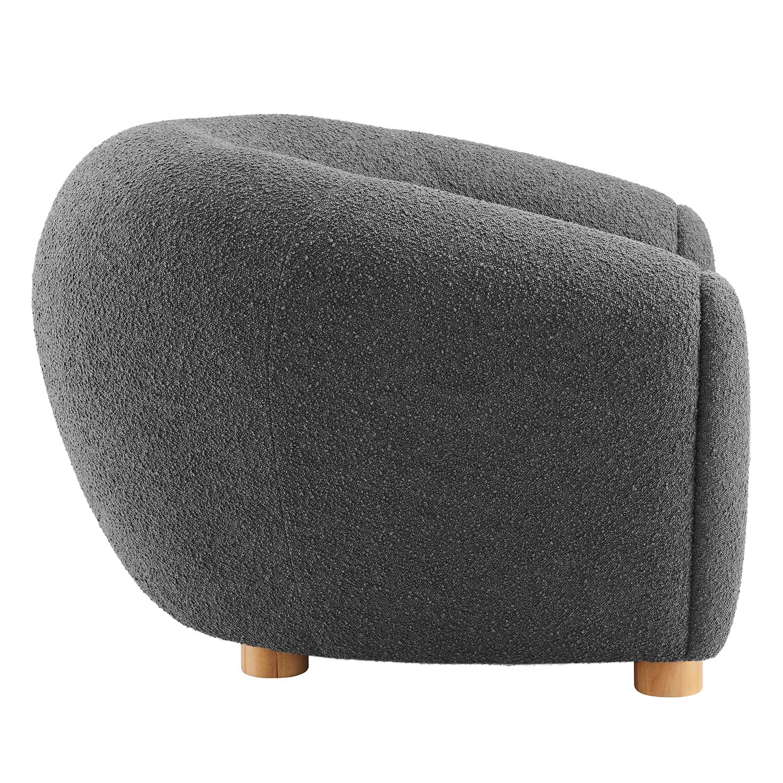 Abundant Boucle Upholstered Fabric Armchair By Modway | Armchairs | 