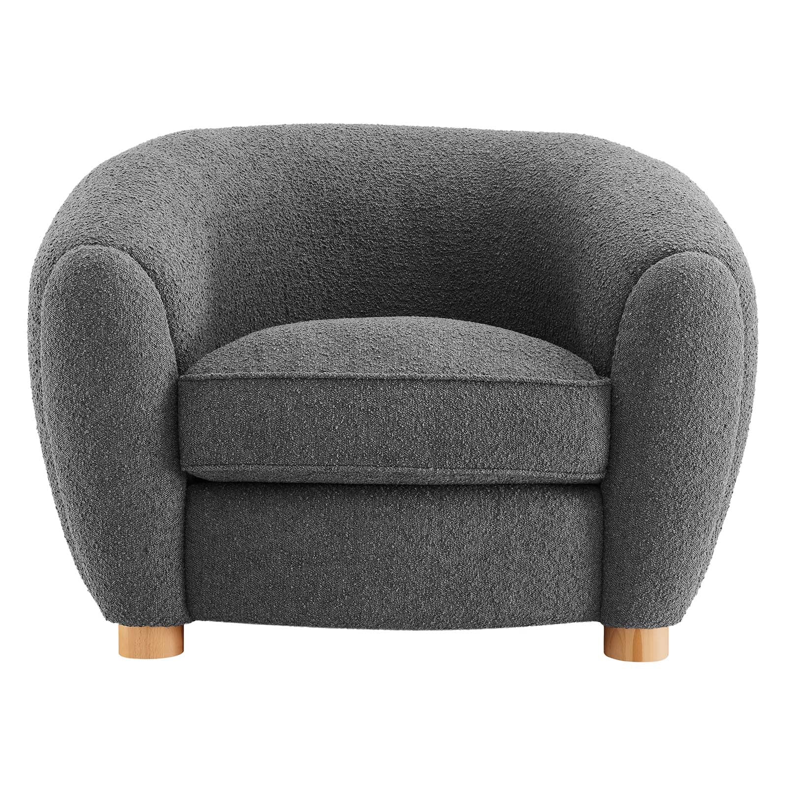 Abundant Boucle Upholstered Fabric Armchair By Modway | Armchairs | 