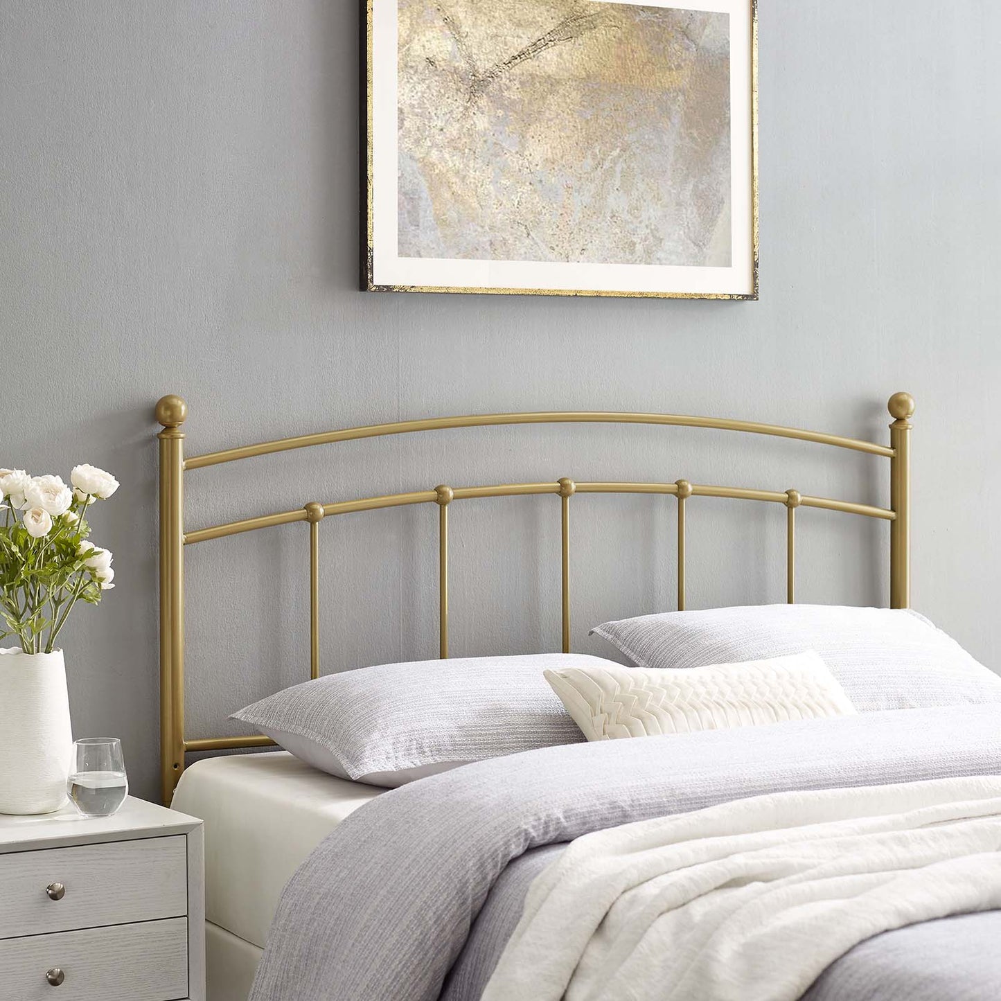 Abigail Full Metal Headboard By Modway - MOD-6157 | Headboards - 13